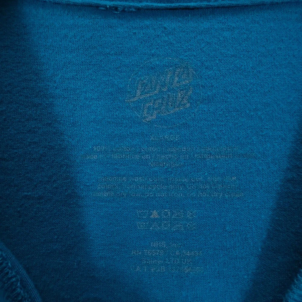 Santa Cruz T Shirt Mens XL Blue Skate Streetwear 8 Ball Surfing Graphic Tee - Picture 5 of 8